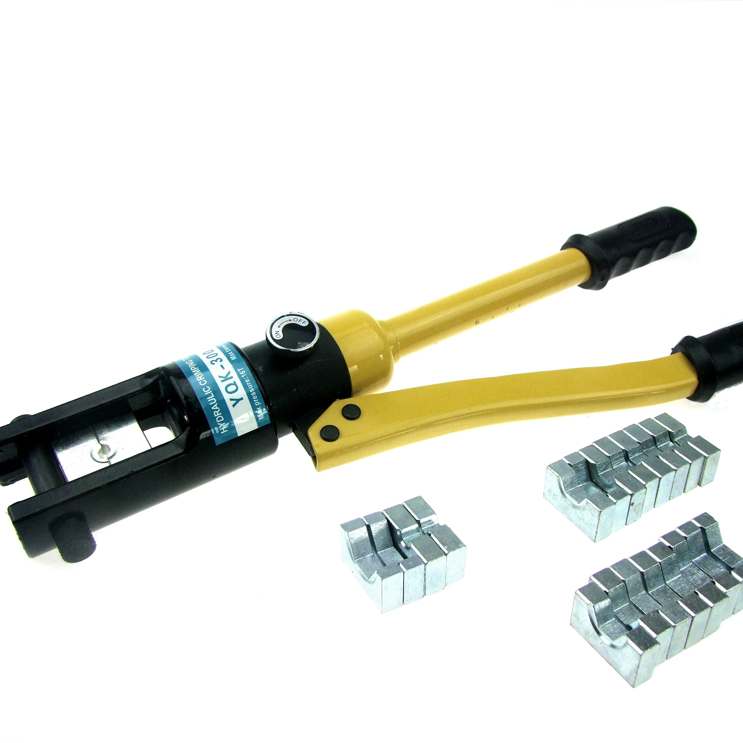 HFS (R) 16 Ton Hydraulic Wire Terminal Crimper Battery Cable Lug