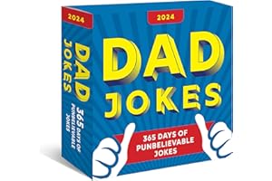 2024 Dad Jokes Boxed Calendar: 365 Days of Punbelievable Jokes (Daily Joke Calendar for Him, Desk Gift for Her)