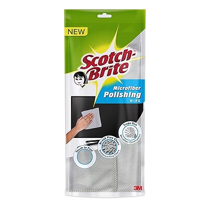 Scotch-Brite Microfiber Polishing Wipe (Grey)