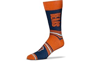 FOR BARE FEET FBF NFL Unisex-Adult Nfl Go Team Dress Crew Sock