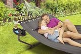 VITA5 Hammock Stand with Side Table Two Person 200 kg Dark Grey view 8