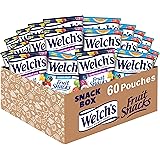 Welch's Fruit Snacks, Mixed Fruit & Superfruit Bulk Variety Pack, Gluten Free, 0.8 oz Individual Single Serve Bags (Pack of 6