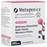 Metagenics Wellness Essentials Women's Prime - Daily Multivitamin & Omega-3 Packets for Menopause Support, Bone, Heart, Brain & Immune Health* - Gluten-Free - GMP Certified Facility - 30 Pack