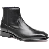 Johnston &amp; Murphy Men's Ashton Inside Zip Boot, Black Hand-Finished Full Grain, 10 M