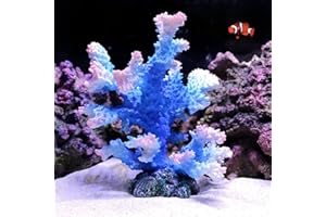 Besimple Aquarium Coral Ornament, Polyresin Coral Decor for Fish Tank Decoration Aquarium Landscape