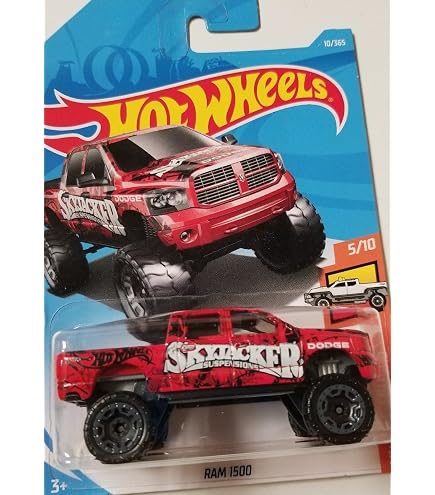 Camion Jouet Hot Wheels 2007 - Dodge Ram 1500 Violet - Série New Models 05/36 - Modèle 005/180 - Neuf - Collection