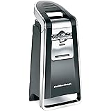 Hamilton Beach (76606ZA) Smooth Touch Electric Automatic Can Opener with Easy Push Down Lever, Opens All Standard-Size and Po