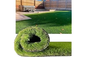 Petgrow Luxurious Artificial Grass Realistic Turf 5 X 9 Feet,1.57 Inch Pile Height Ultrathick Indoor/Outdoor Dog Fake Faux Gr