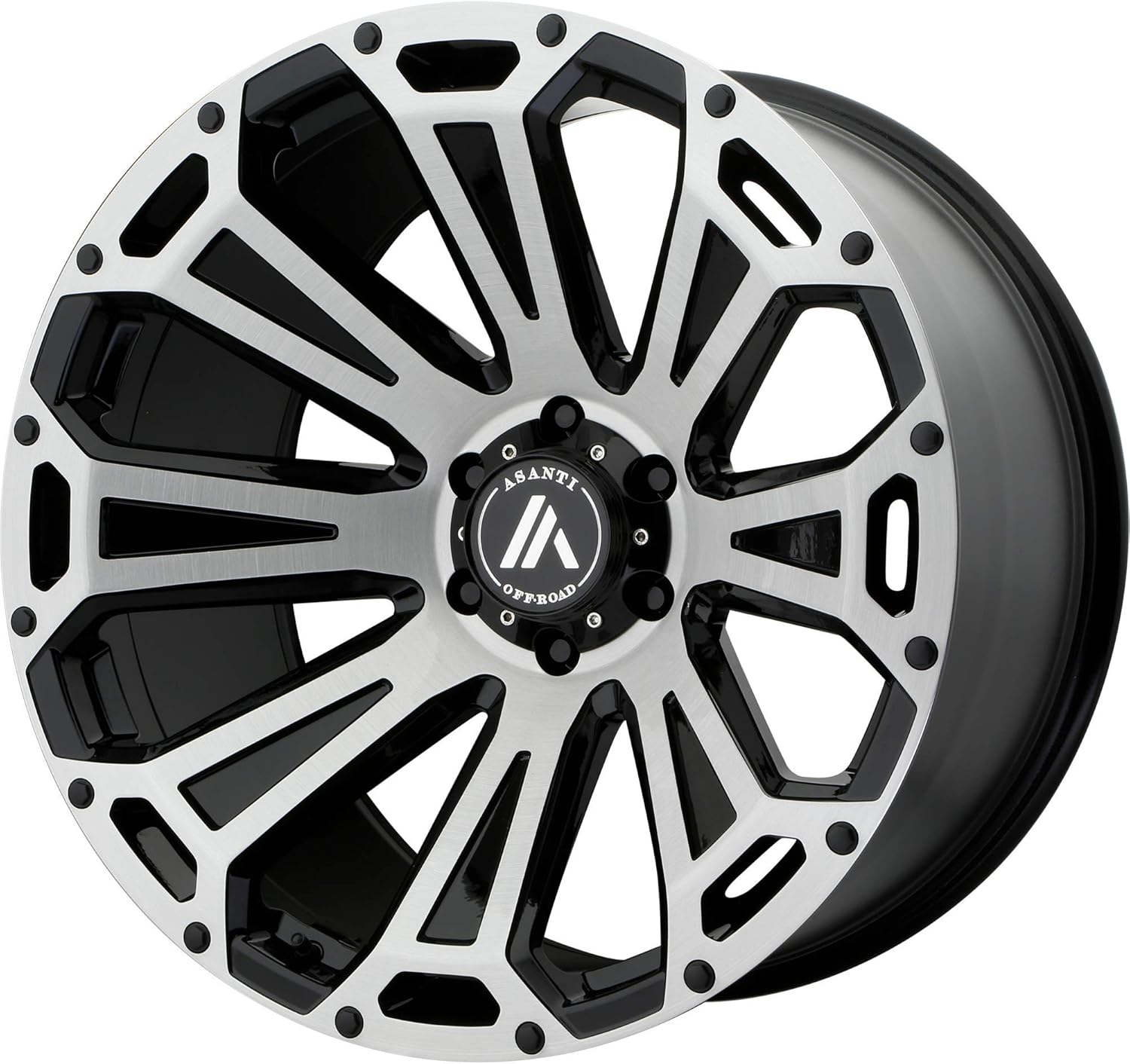 Asanti AB813 Сustom Wheel Brushed Black 22" x 12", 40