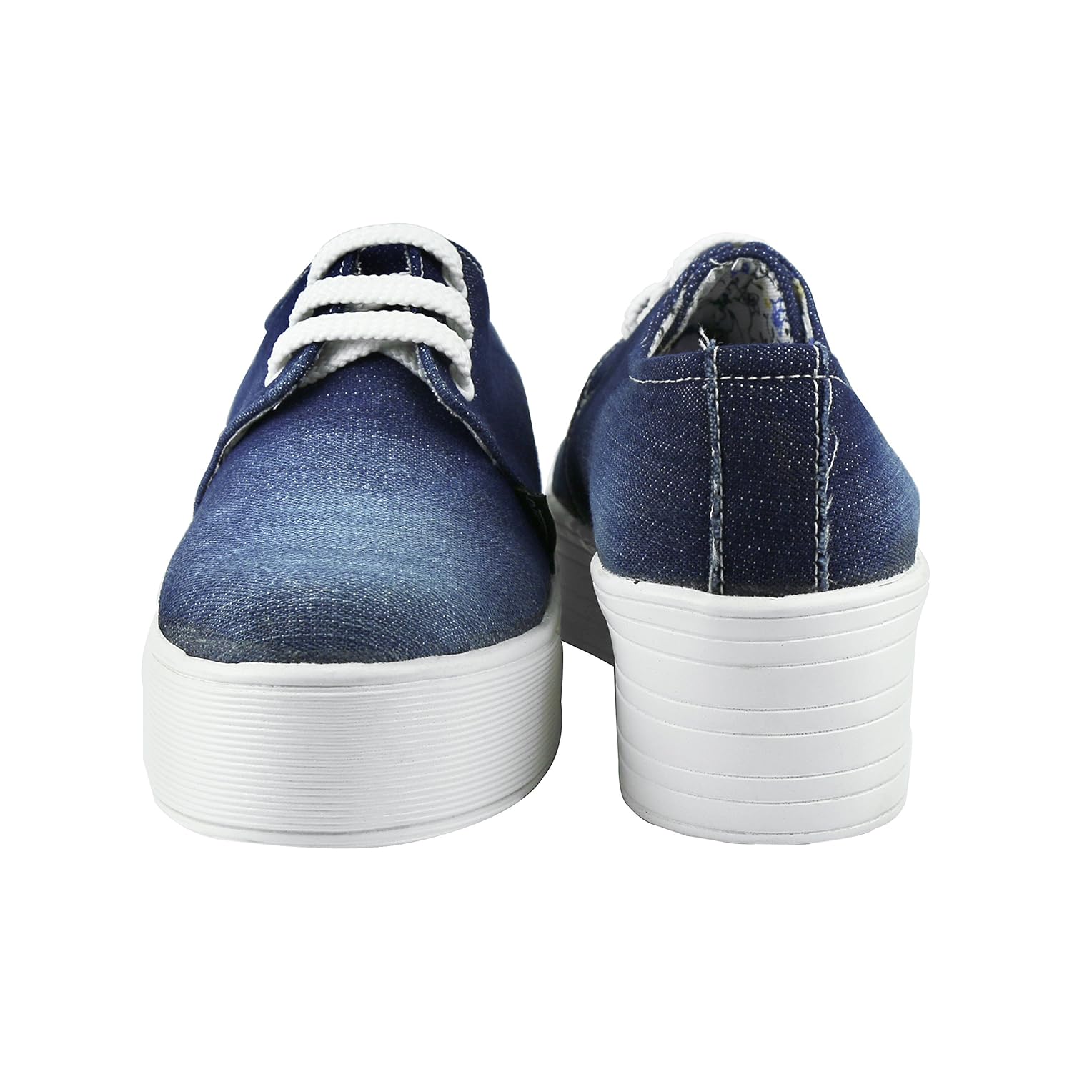 fashimo women blue denim jeans casual shoes