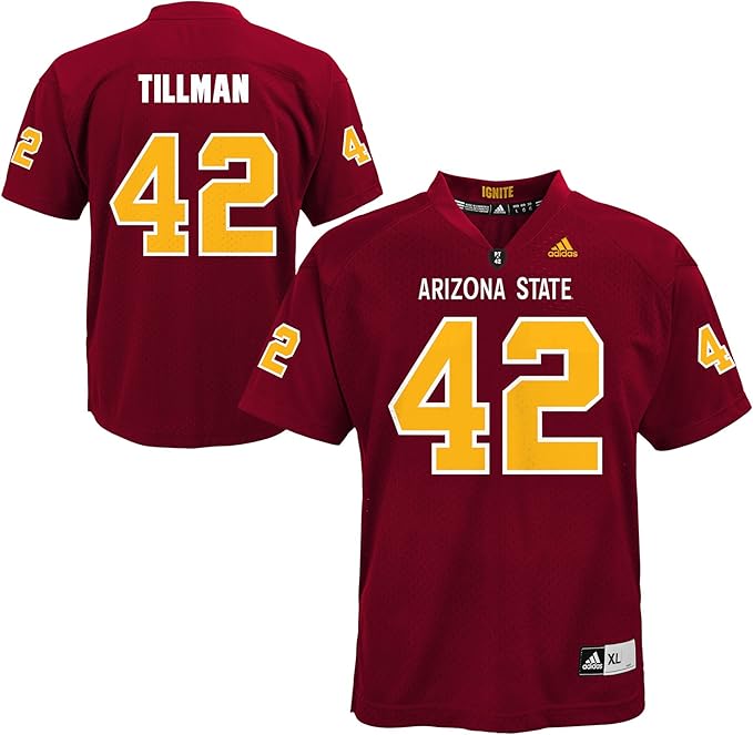 Amazon.com: Pat Tillman #42 Arizona State Youth Jersey Maroon Outerstuff: Clothing