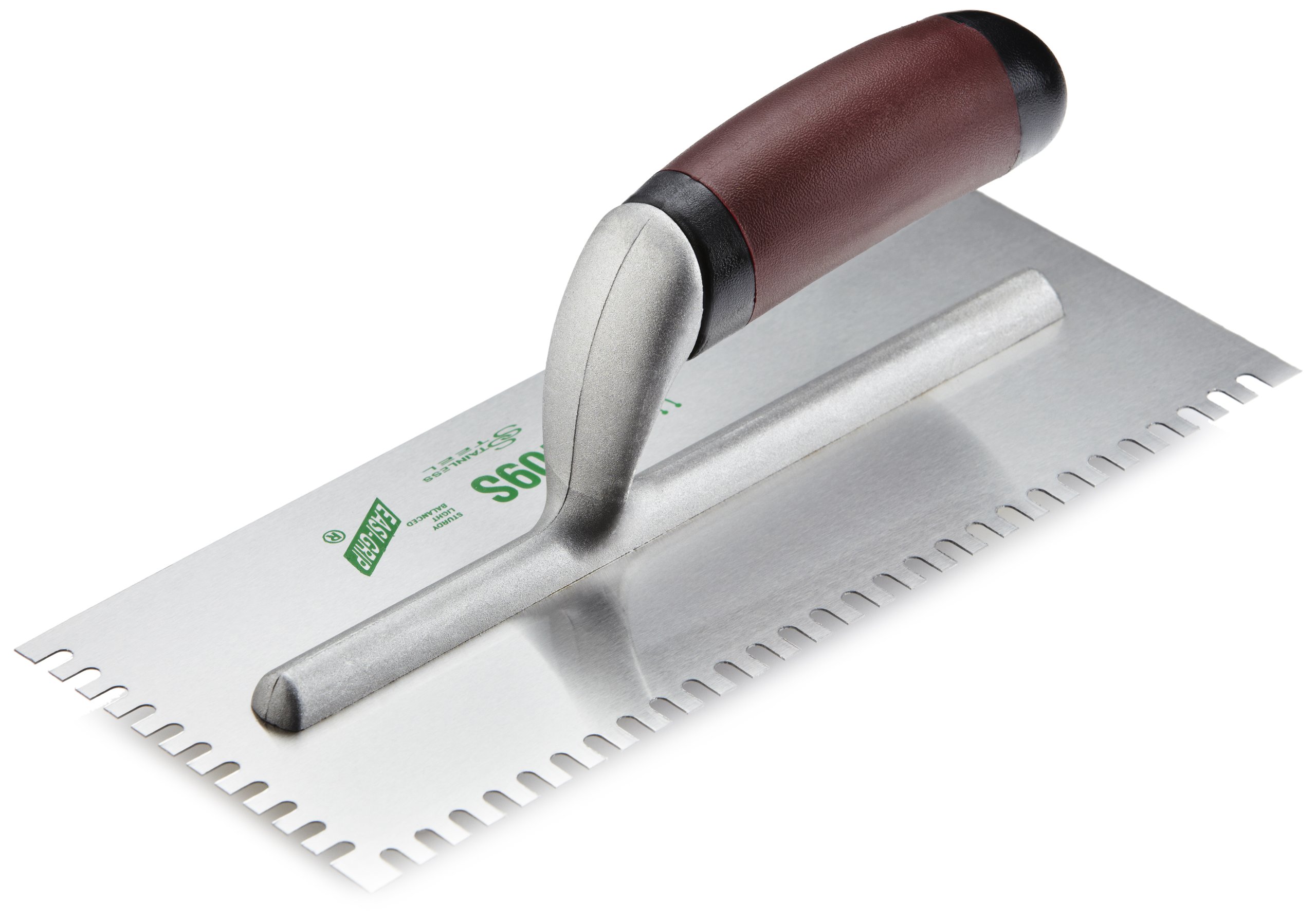 Ragni R409S-4LH Stainless Steel Tiling Trowel with 10mm Serrations