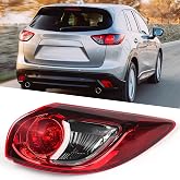 Huray Right Outer Tail Light Fit for Mazda CX-5 2013-2016 | Taillight Tail lamp Brake Lamp Replacement for MA2805111 Passenger Side RH