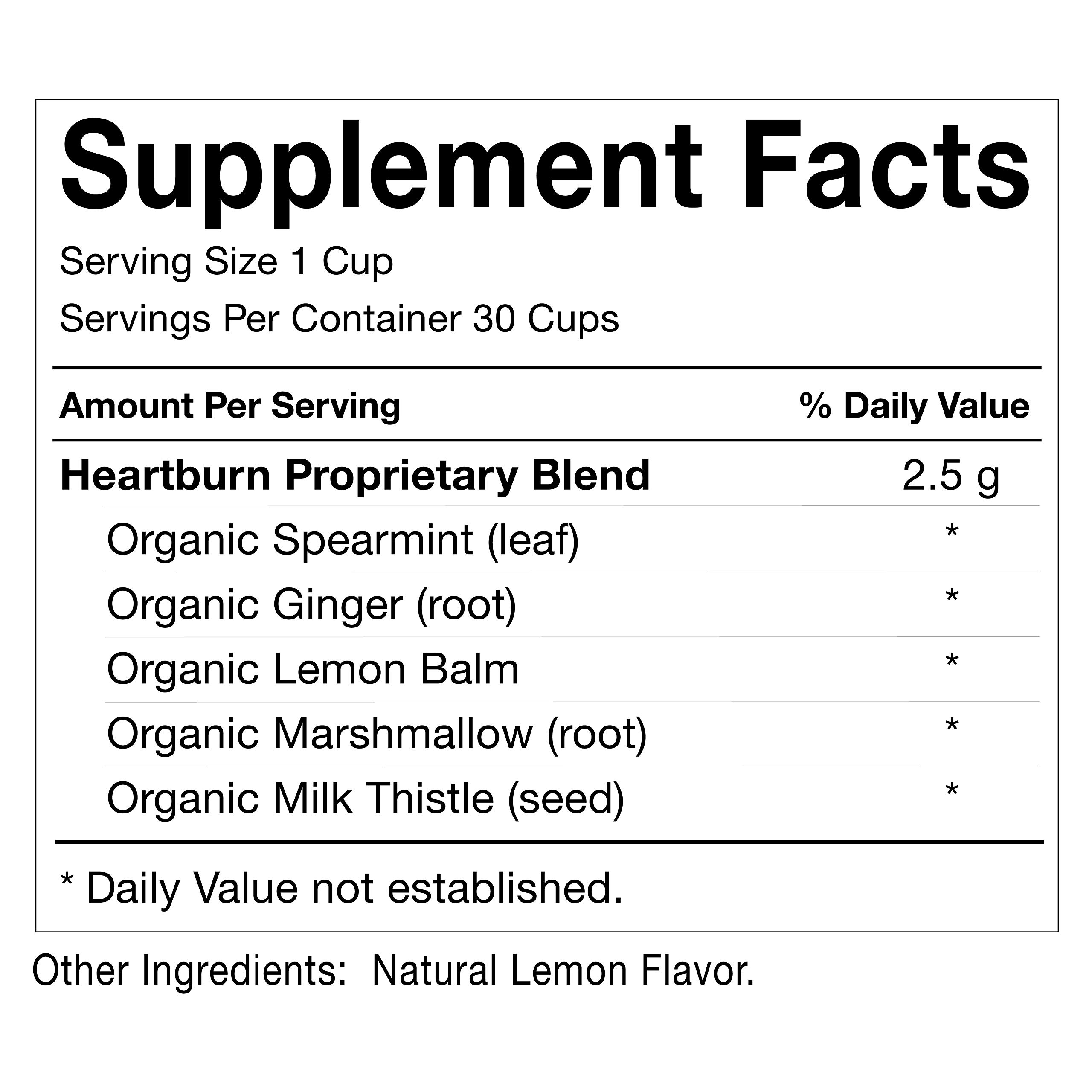 Pink Stork Heartburn Tea Lemon Mint, 100 Organic, Heartburn Pregnancy