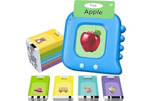 KUOVEI Talking Flash Cards,Kids Toddler Flash Cards with 240 Sight Words,Montessori Toys,Autism Sensory Toys,Speech Therapy,Learning Educational Gifts for Age 1 2 3 4 5 Years Old Boys and Girls