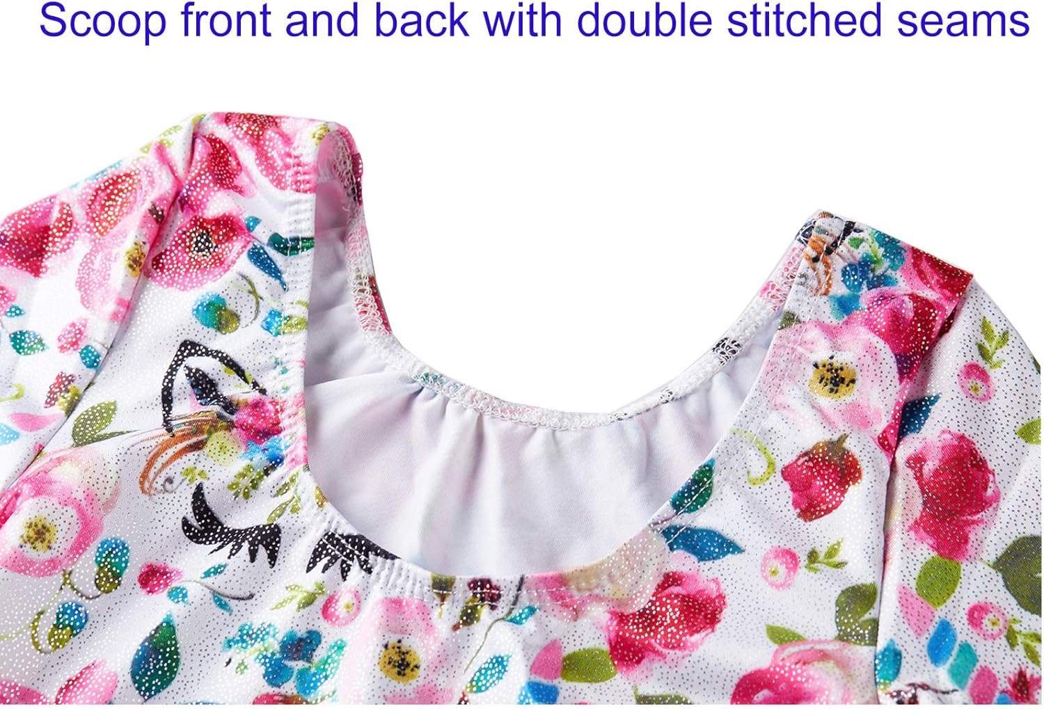 Midout Tollder Girls Fancy Cute Gymnastics Leotards One-Piece Sparkly Biketard for Kids 2-9T: Clothing