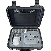 INNVO Waterproof Case for DJI Mini 4K Hard Carrying Case Compatible with DJI Mini 2 & 2SE Drone and Fly More Combo Set Black