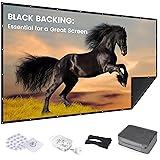 100 inch Projector Screen 2025 Upgraded - Black