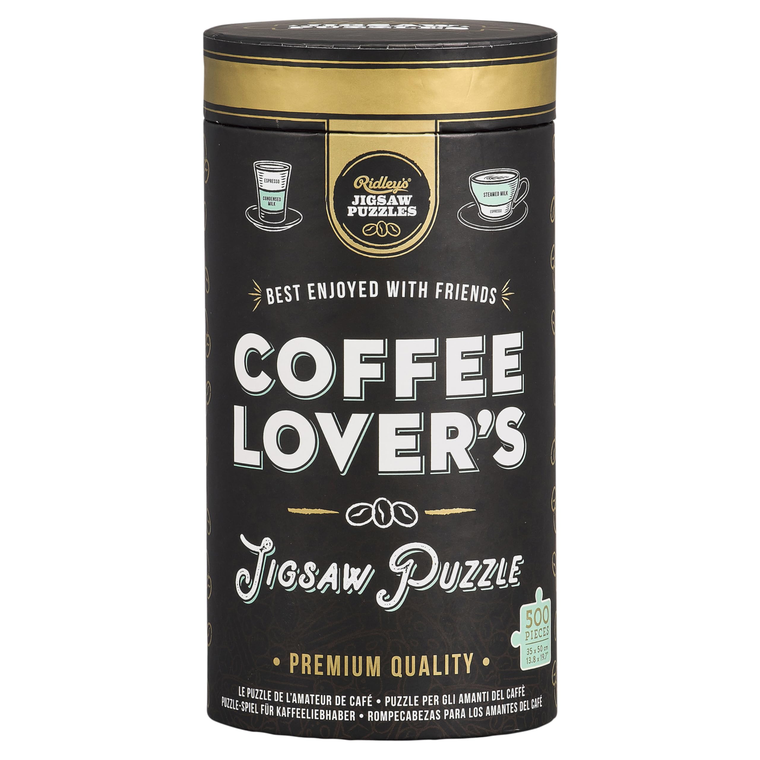 Ridley’s | Coffee Lover's (500 Pieces) | Jigsaw Puzzle | Ages 12+ | 1+ Players