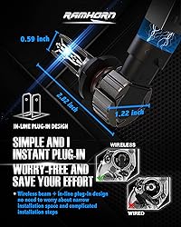 RAMHORN 9012 LED Bulbs, HIR2 Light Bulbs 12000 LM