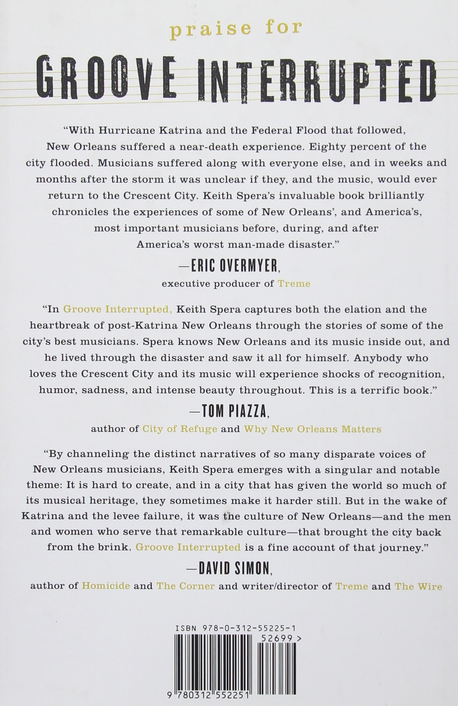 Groove Interrupted Loss Renewal And The Music Of New Orleans Spera Keith Amazon Com Books