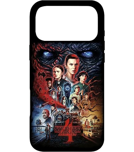 Amazon.com: Stranger Things Red Bold Logo Case for iPhone 17