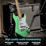 LEKATO WS80 Wireless Guitar System 2.4GHz Transmitter Receiver 8h Rechargeable view 6