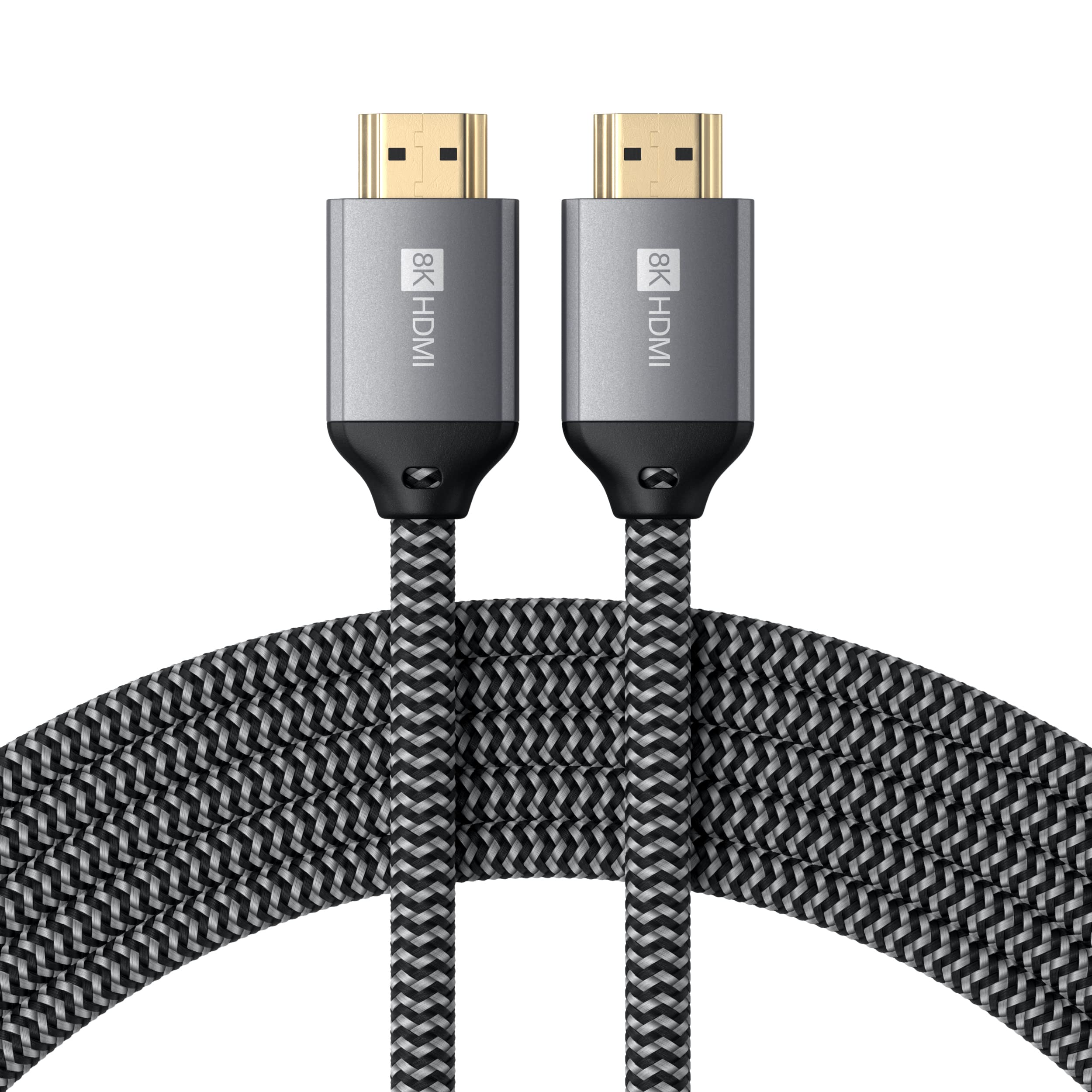 Satechi 8K HDMI 2.1 Cable, Supports 8K@60Hz & 4K@120Hz, 48Gbps, HDMI to HDMI for iMac, Mac Mini, MacBook Air (Supports only 60Hz) & Pro M5 M4, iPad Air & Pro, Windows, Surface