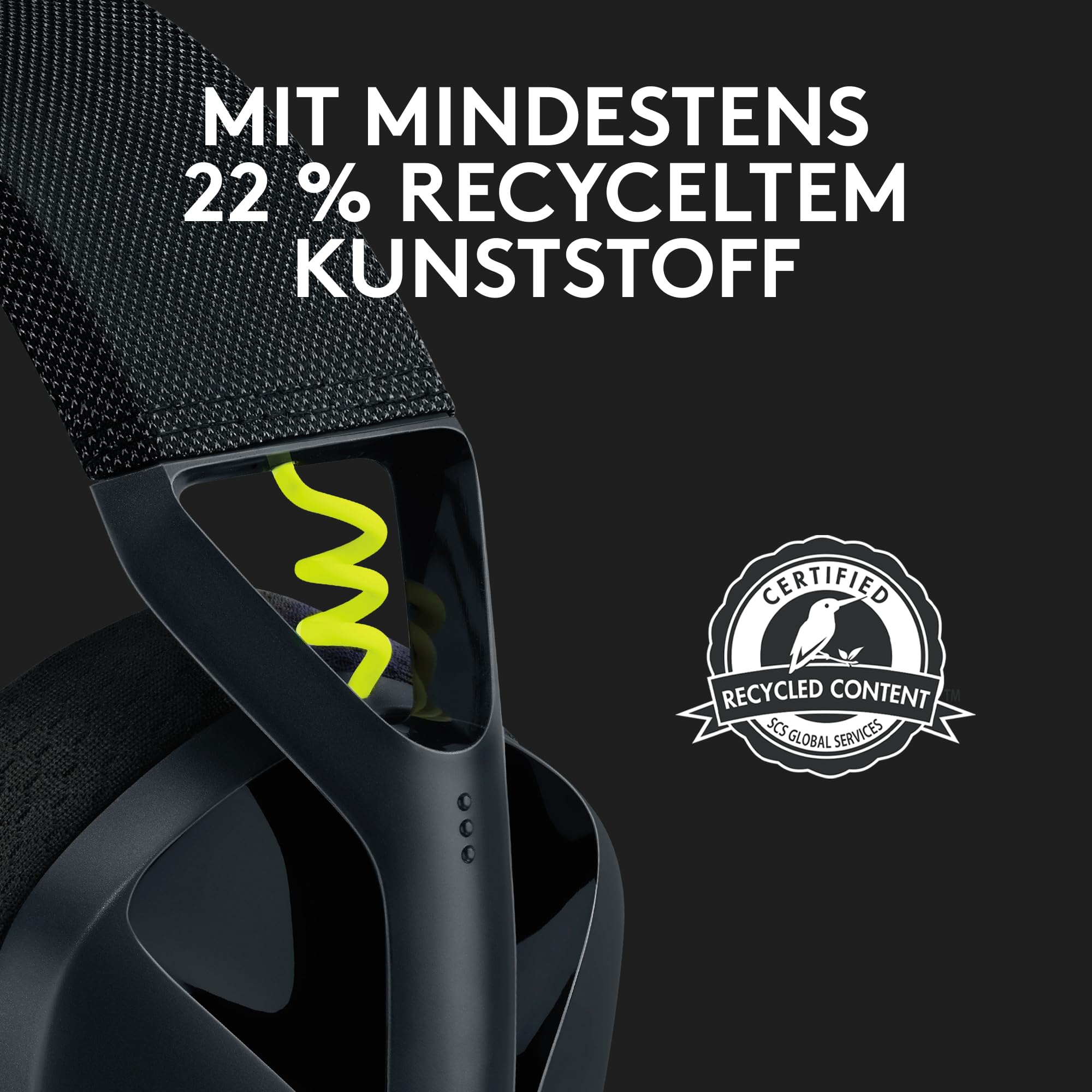 Logitech G G435 LIGHTSPEED, Kabelloses Gaming-Headset mit Bluetooth,Leichte Over-Ear-Kopfhörer, integrierte Mikrofone, 18 Stunden Akkulaufzeit, Dolby Atmos, PC,PS4,PS5,Nintendo Switch/Switch 2-Schwarz 7