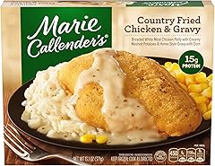 Marie Callender's Country Fried Chicken and Gravy, Convenient Oven or Microwave Meal with Chicken and Mashed Potatoes, Frozen