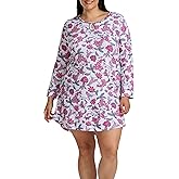 Karen Neuburger womens Plus Size Long Sleeve Nightgown