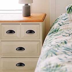 Home Expert 3 Inch Drawer Pulls Matte Black Cup