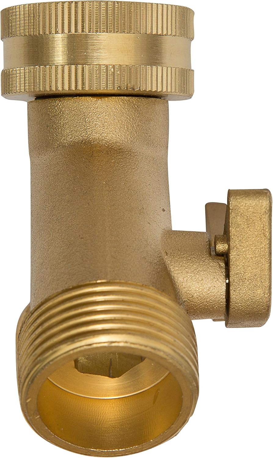 Solid Brass Double Hose Connector for Outdoor Tap and Garden Hoses - Screw On Y Garden Tap Fitting - Image 3
