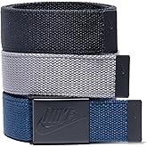 Nike mens 3 Pack Web Belt