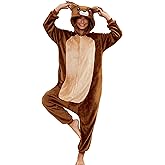 Lalune Duciel Unisex Adult Halloween Costumes, Animal Onesie Pajamas Cosplay Party Costume Sleepwear Homewear