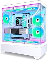 FOIFKIN F1 ATX Mid-Tower Case with 6 ARGB PWM Fans White