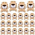Shappy 30 Pcs Mini Lion/Tiger Stuffed Animal Toys Small Stuffed Animals Bulk Lion/Tiger Plush Stuffed Animal Baby Shower Safari Nursery Decor Birthday Classroom Prizes(Lion)