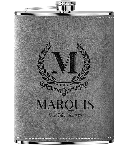 Coffret Flasque 236.8g Noir Cadeau Flasque Inox 236ml Noir Mat - Coffret Cadeau Avec 2 Tasses Et Entonnoir - Pour Whisky Et Spiritueux Flasque Whisky Portable