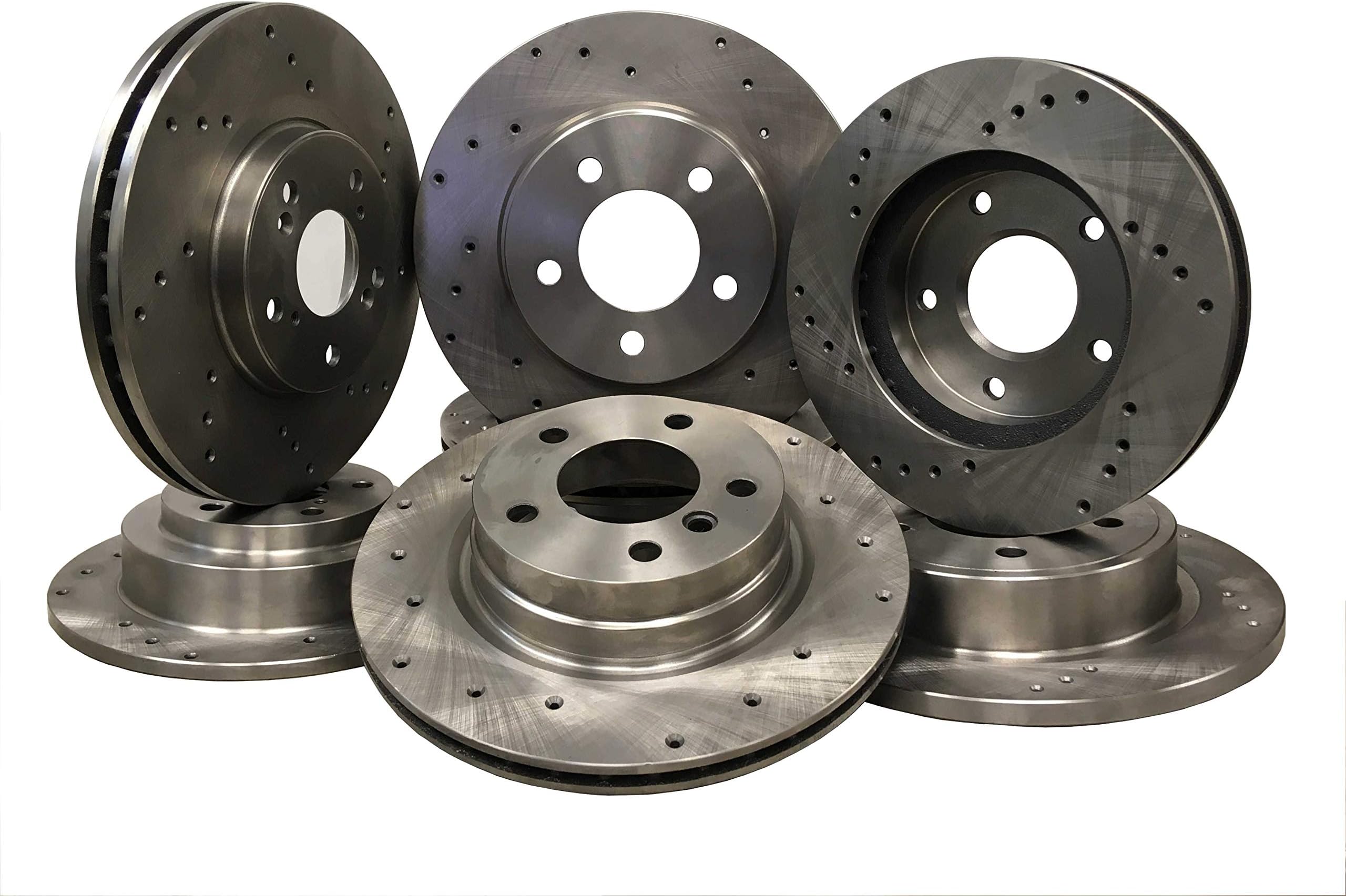 R1676D Front Drilled Brake Rotor pair of 2