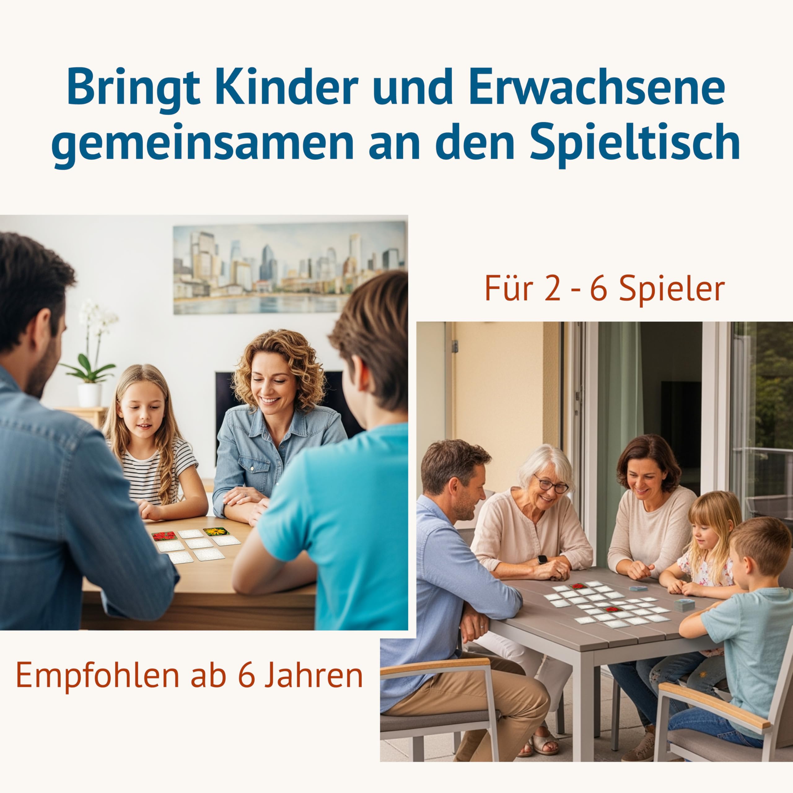 Starnberger Spiele Blumig - Memospiel - Kartenspiel für Erwachsene und Kinder ab 6 Jahren - Geschenk für Natur- und Blumenliebhaber 8