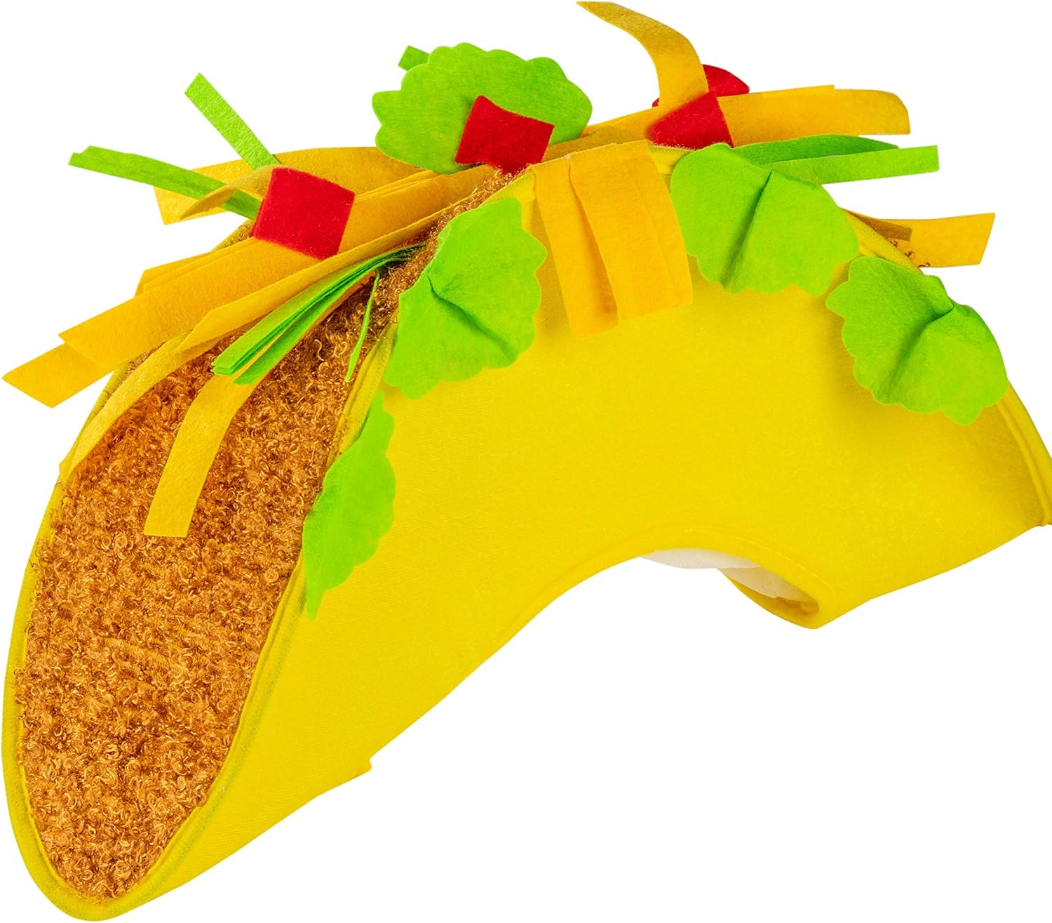 Juvale Fiesta Taco Hat Novelty Costume Accessory for Cinco de Mayo, Photo Booth Prop, and Parties, Adult Size: Clothing