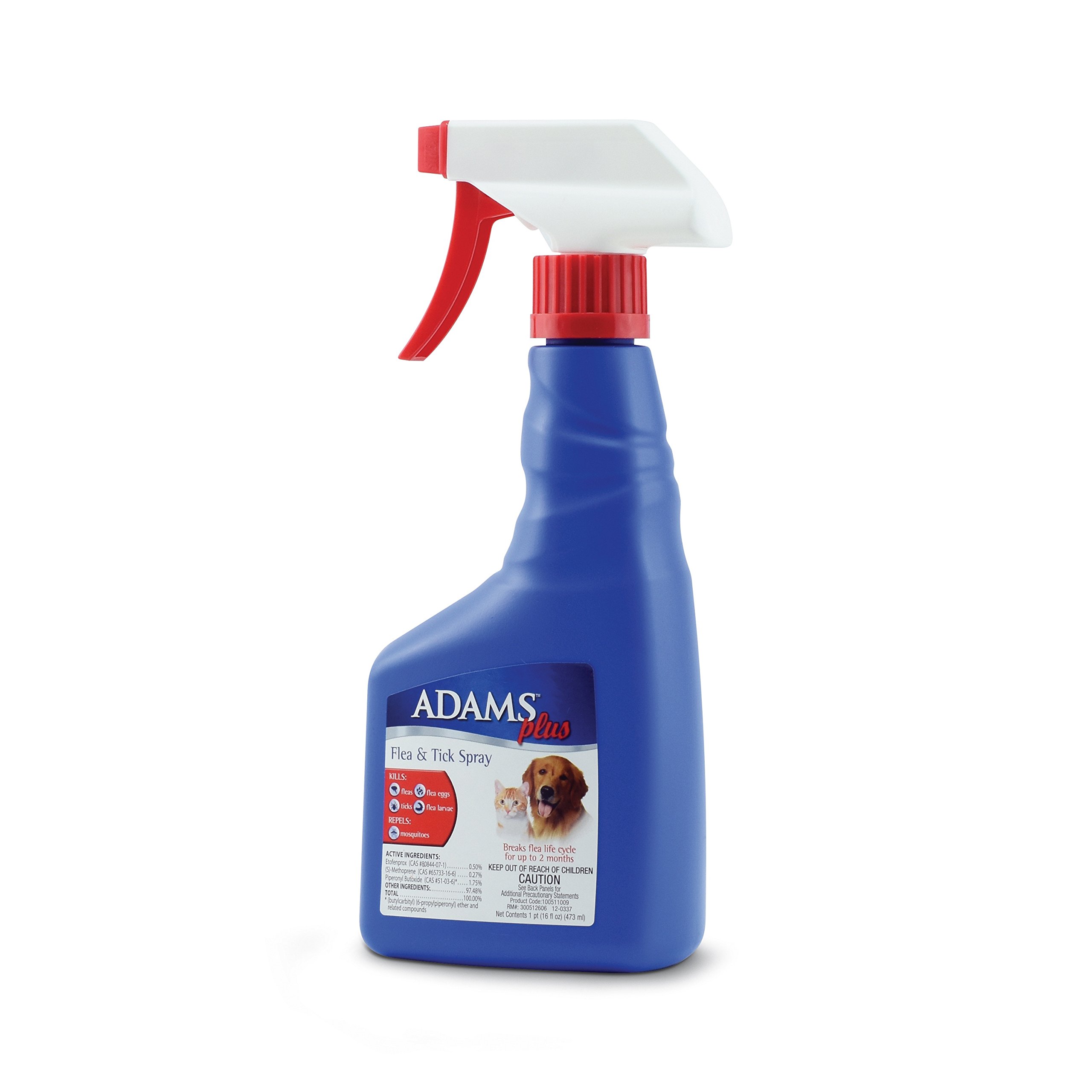 Adams Plus Flea and Tick Spray for Cats and Dogs, 16 Oz 692757377407 eBay