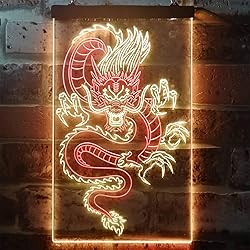 ADVPRO Chinese Dragon Room Display Dual Color LED