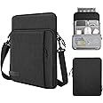 MoKo Laptop Sleeve Bag for 13.3-14 Inch, Notebook Carrying Case with Pocket Fits New MacBook Pro M3/M2 14" /13" M2/M1 Pro/M1 Max 14.2 2023-2021/Air 13.6" M2 2022, Surface Pro 9/8 13", Black & Gray