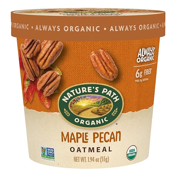 NATURE’S PATH ORGANIC MAPLE PECAN OATMEAL, 2 OZ...