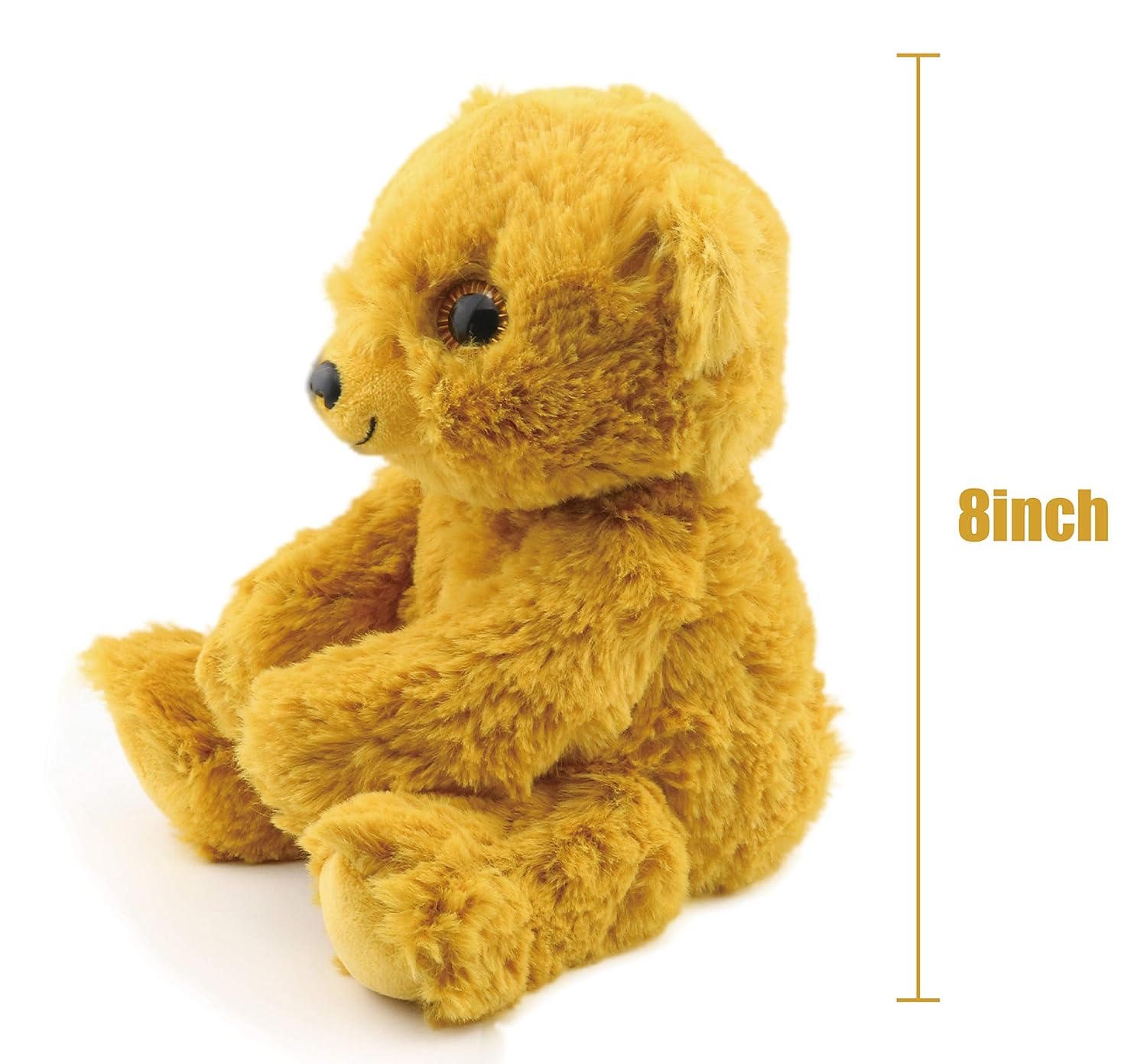 5 Inches Cute Golden Plush Bear Stuffed Animal Toy Stuffed Animals
