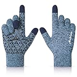 Achiou Winter Gloves, Glove for Men Women, Upgraded