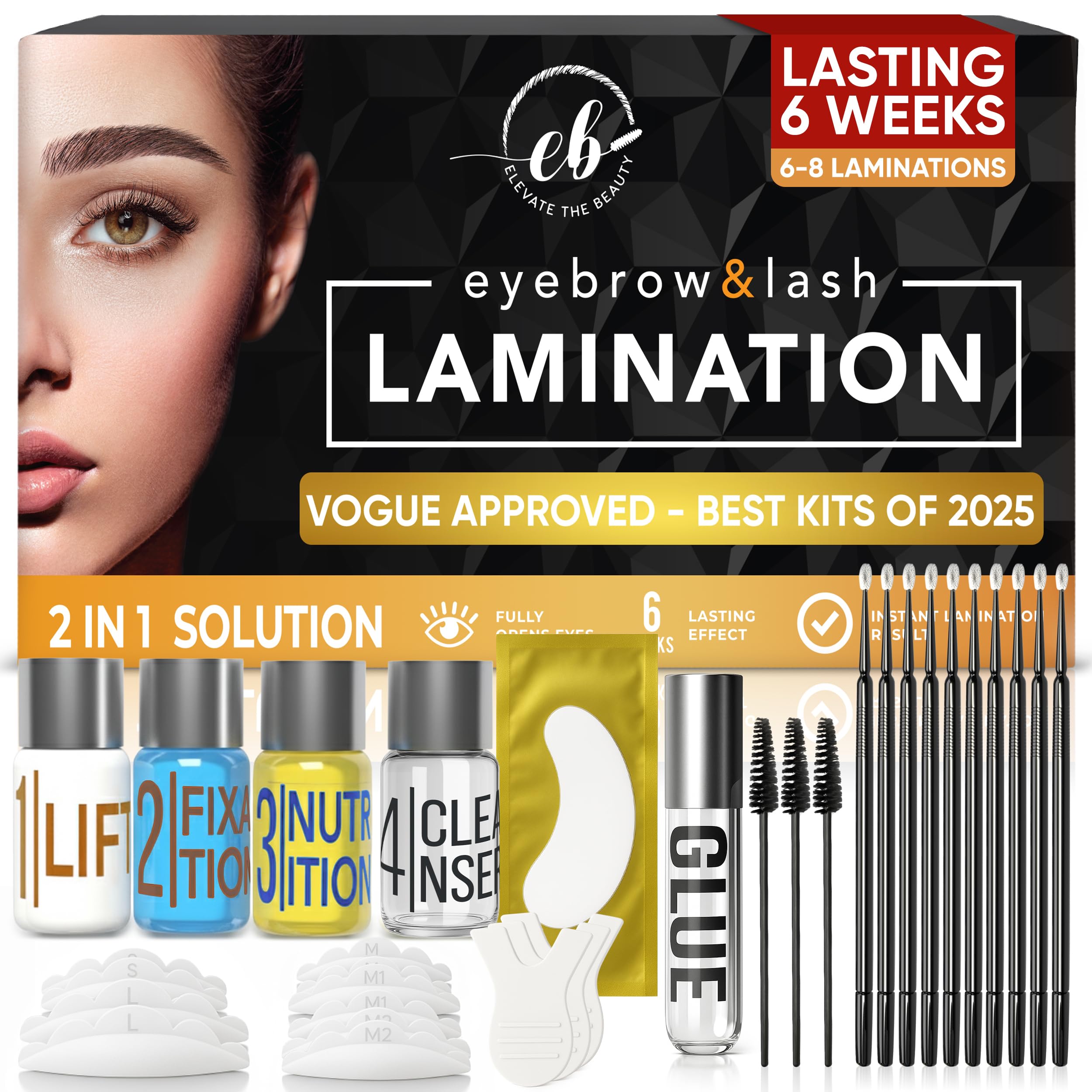 Photo 1 of ***MISSING PARTS***
Eyebrow and Lash Lamination Kit | At Home DIY and Salon Use | 2in1 Professional Brow Lamination Kit and Lash Lift | Instant Lift For Fuller Eye Brows and Longer Eyelashes