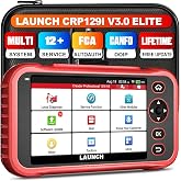 LAUNCH CRP129I V3.0 Elite OBD2 Scanner, 12 Reset Services Scan Tool | New Upgrade of Launch CRP123 Scanner, ABS/SRS/AT/Engine Diagnostic, FCA/SGW, CANFD &amp; DoIP, Auto VIN, Lifetime Free Update