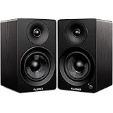 Fluance Ai41 Powered 2-Way 2.0 Stereo Bookshelf Speakers with 5" Drivers, 90W Amplifier for Turntable, TV, PC and Bluetooth 5 Wireless Music Streaming with RCA, Optical & Subwoofer Out (Black Ash)
